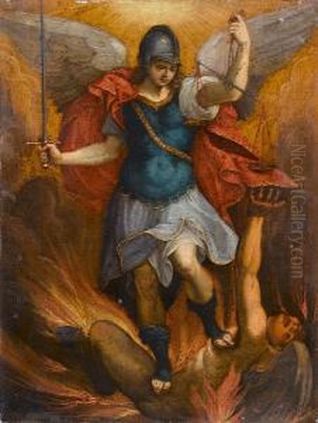 Saint Michael Oil Painting by Denys Calvaert
