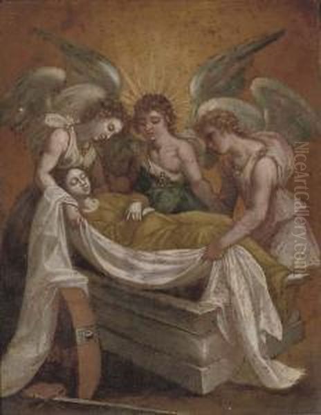 Saint Catherine Of Alexandria Oil Painting by Denys Calvaert