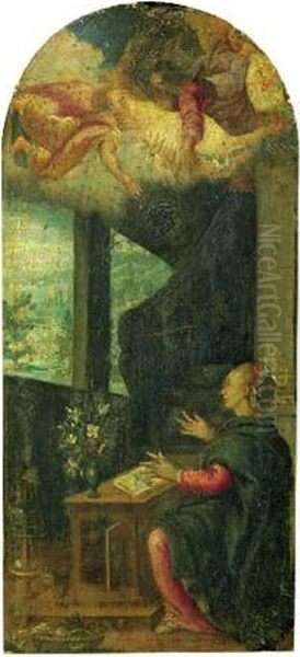 The Annunciation Oil Painting by Denys Calvaert