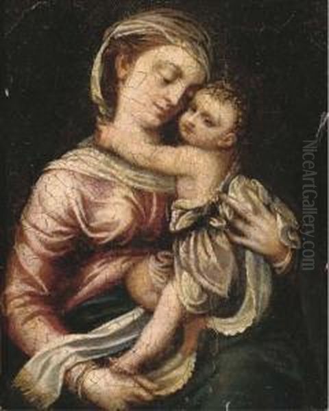 The Madonna And Child Oil Painting by Denys Calvaert