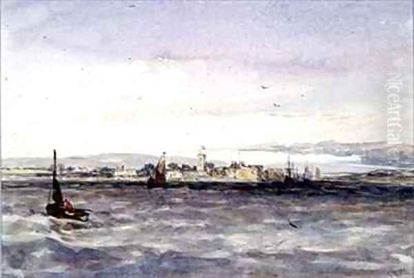 Yarmouth, Isle of Wight Oil Painting by Robert Brandard