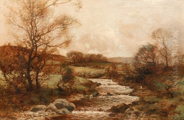 November In The Glen; And Companion Oil Painting by Thomas, of Pall Mall Butler