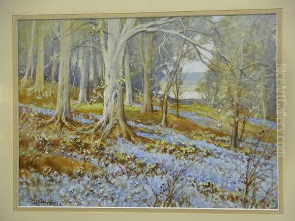 Blue Bell Woods Oil Painting by Thomas, of Pall Mall Butler