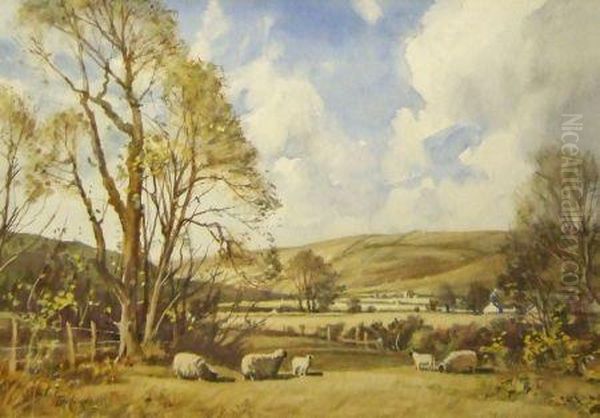Springtime Near Pinwherry Oil Painting by Thomas, of Pall Mall Butler