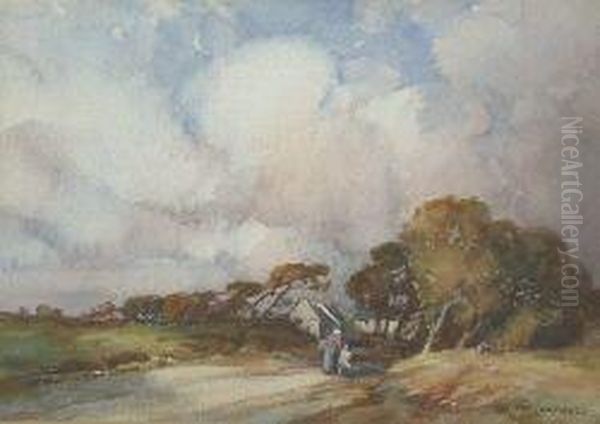 Homeward Bound Oil Painting by Thomas, of Pall Mall Butler