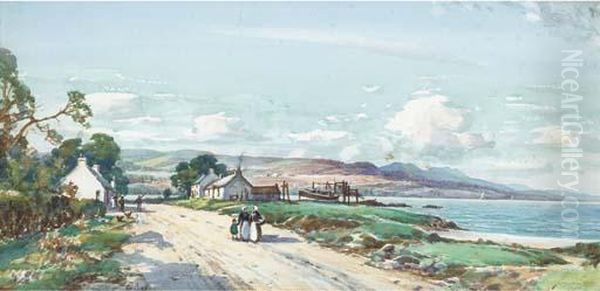 Off To Market Oil Painting by Thomas, of Pall Mall Butler