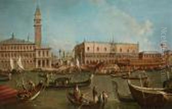 Il Ritorno Del Bucintoro Al Molo
 Dopo La Festa Dello Sposalizio Simbolico Di Venezia Col Mare Nel Giorno
 Dell
