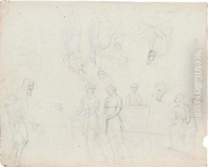 Recto: Oil Painting by Antonio Canova