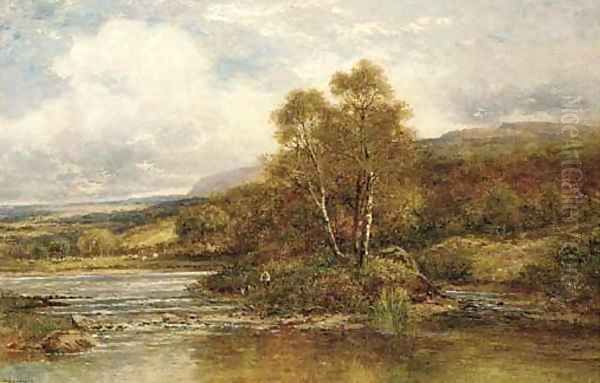 Going fishing Oil Painting by Carl Brennir