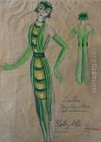 Kobylka Oil Painting by Josef Capek