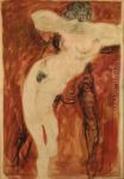 David Et Bethsabee Oil Painting by Leonetto Cappiello