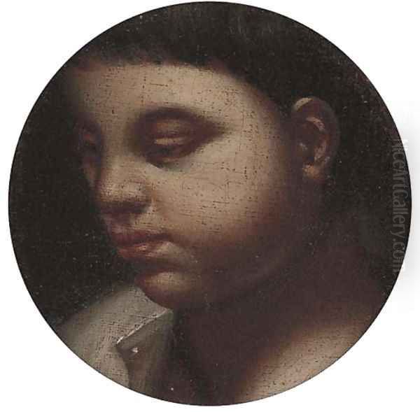 The head of a young boy Oil Painting by Francesco, II Bassano