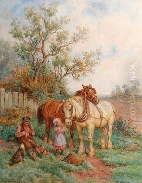 The Midday Rest Oil Painting by Claude Cardon