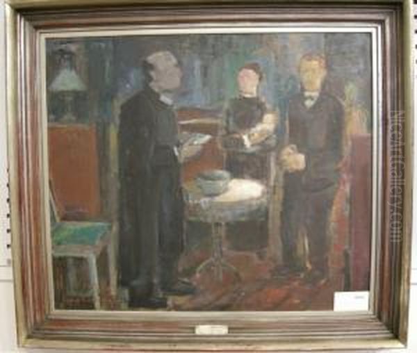 Untitled Oil Painting by Hugo Carlberg