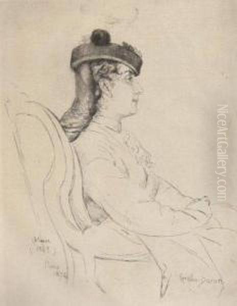 Femme Au Bolero Oil Painting by Carolus Duran Charles Emile