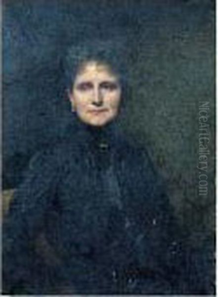 Portrait De Madame Sylvain Chateau Oil Painting by Carolus Duran Charles Emile