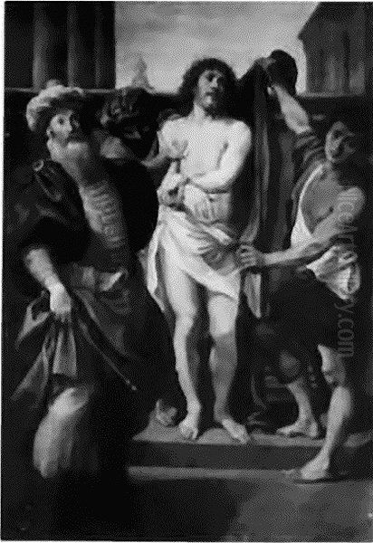 Ecce Homo Oil Painting by Agostino Carracci