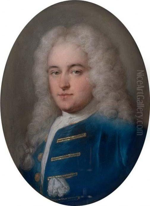 Portrait Of Thomas Chase (1729-88), Half-length, In A Blue
Coat Oil Painting by Rosalba Carriera