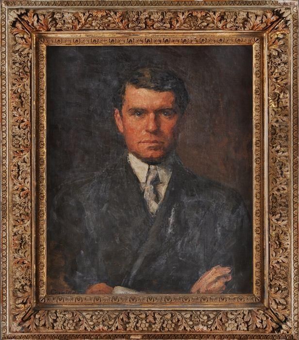 Portrait Of John N. Carrigan Oil Painting by William Carrigan