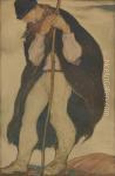 Etude Pour Lesmauvais Bergers Oil Painting by Anto Carte