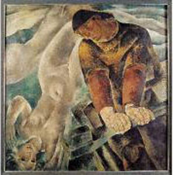 Les
 Sirenes Oil Painting by Anto Carte