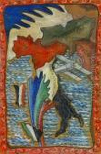 Regno D'italia Futurista Oil Painting by Decio Cartesio