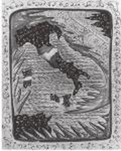 Conquista Futurista Oil Painting by Decio Cartesio