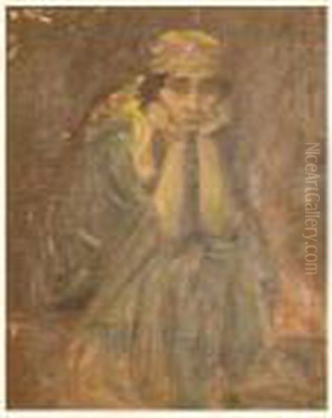 La Gitane Oil Painting by Eugene Cartier