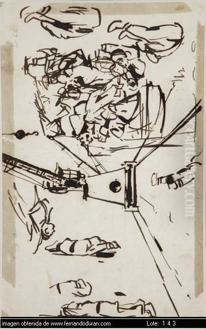 Senza Titolo Oil Painting by Ramon Casas