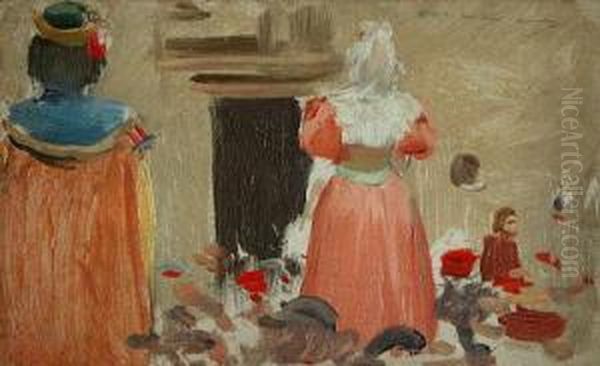 Gigantes. Oil Painting by Ramon Casas