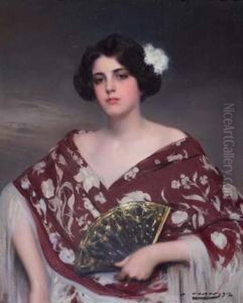 Carmencita, Verano (carmencita, Summer) Oil Painting by Ramon Casas