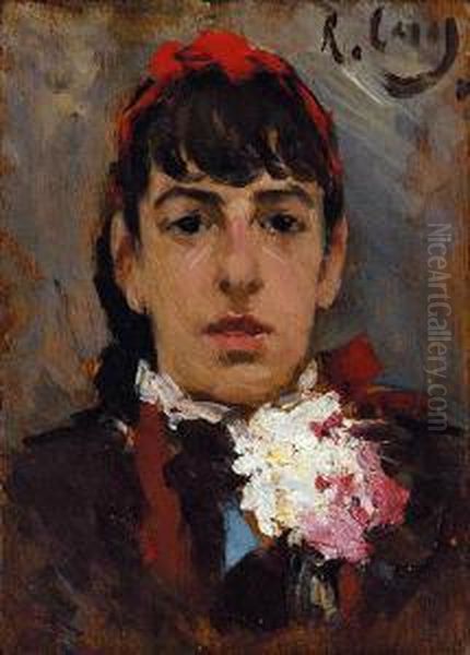 Jove Oil Painting by Ramon Casas