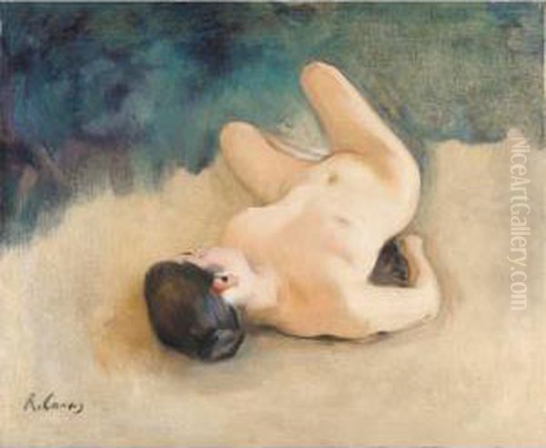 Desnudo (nude) Oil Painting by Ramon Casas