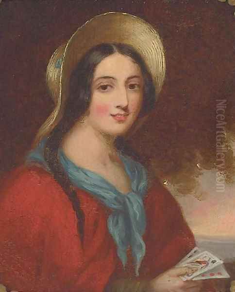 A lucky hand Oil Painting by Charles Baxter