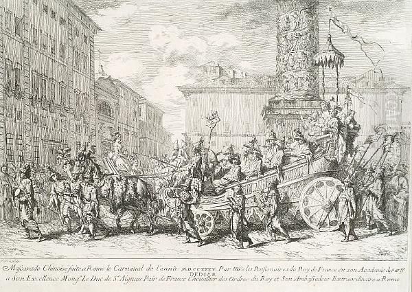 Grand Piverd A Tete Rouge Oil Painting by Mark Catesby