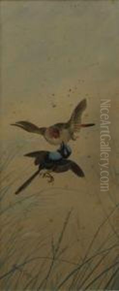 Senior Oil Painting by Neville Henry Peniston Cayley