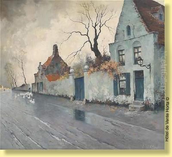 Vieux Coin Des Flandres Oil Painting by Julien Celos
