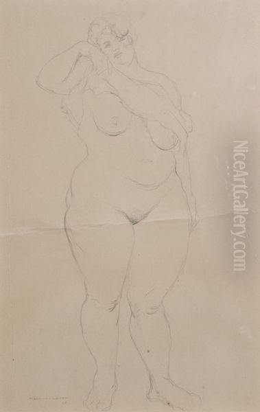 Nu Feminin Oil Painting by Heran Chaban