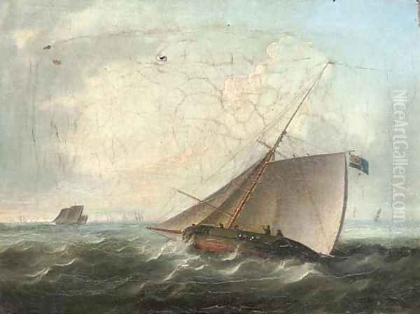 The pursuit Oil Painting by Thomas Buttersworth