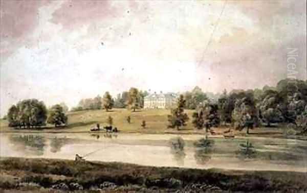 Redgrave Hall, Redgrave, Suffolk Oil Painting by John Buckler