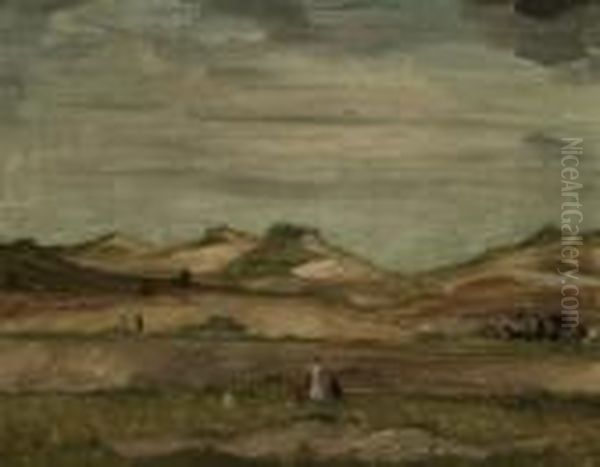 In The Country. 1926 Oil Painting by Theo Champion