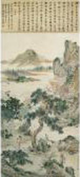 Flower Goddesses Oil Painting by Feng Chaoran