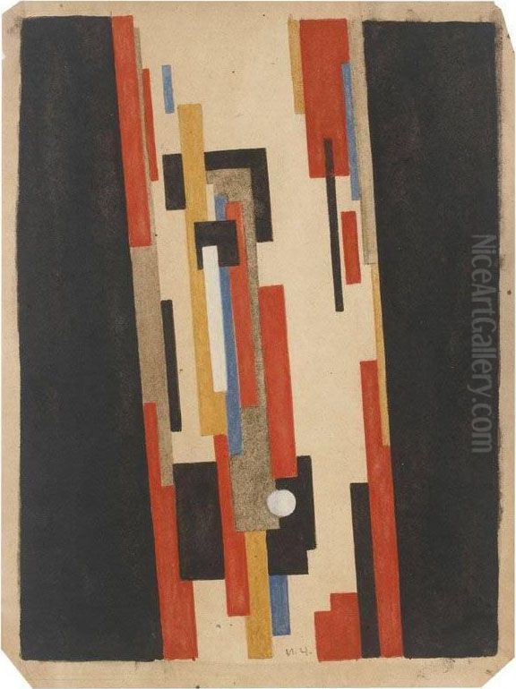 Compositio Oil Painting by Ilya Grigorevich Chashnik