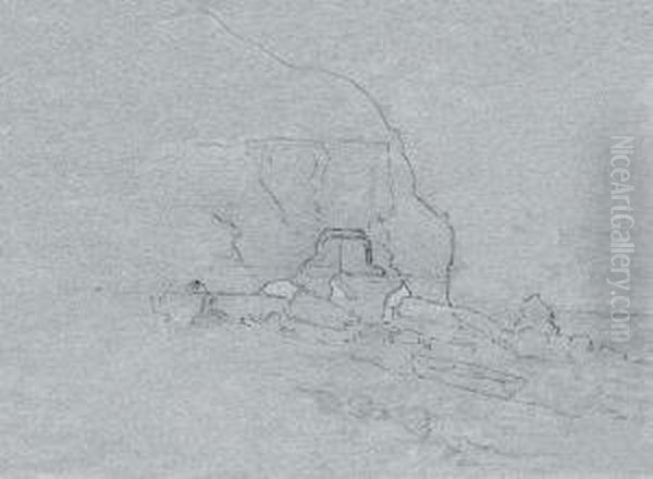 Brzeg Morza Oil Painting by Jozef Chelmonski