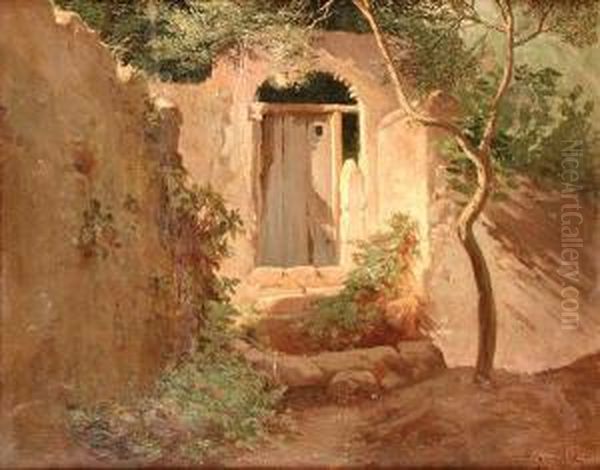 Angolo Di
Capri Oil Painting by Andrea Cherubini