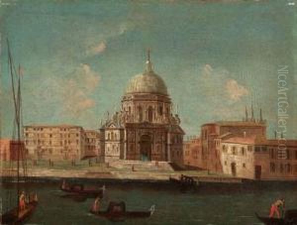 Veduta Della Chiesa Della Salute
 Con L
