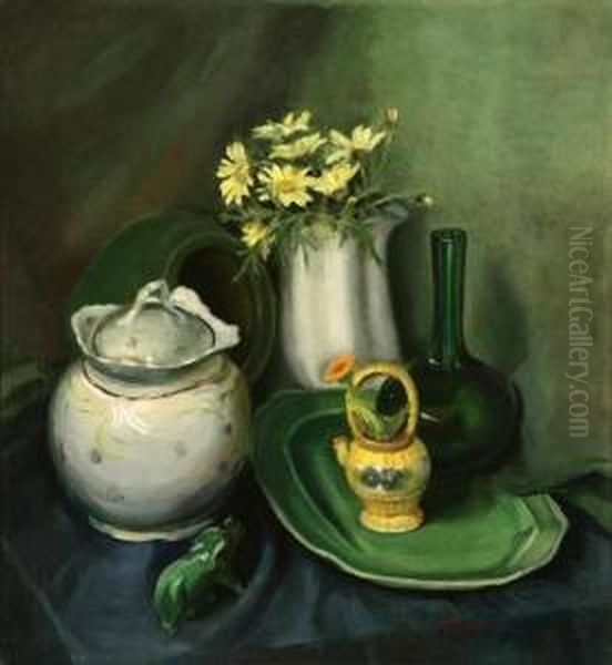 Floral Still Life Oil Painting by Alice Brown Chittenden