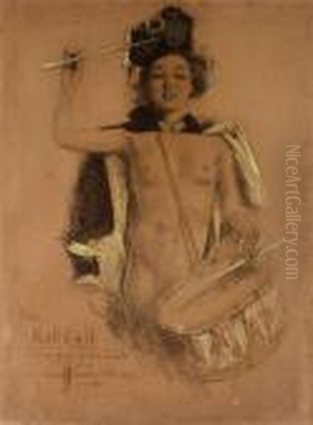 The Roll Call, Ziegfeld Girls Club Oil Painting by Howard Chandler Christy