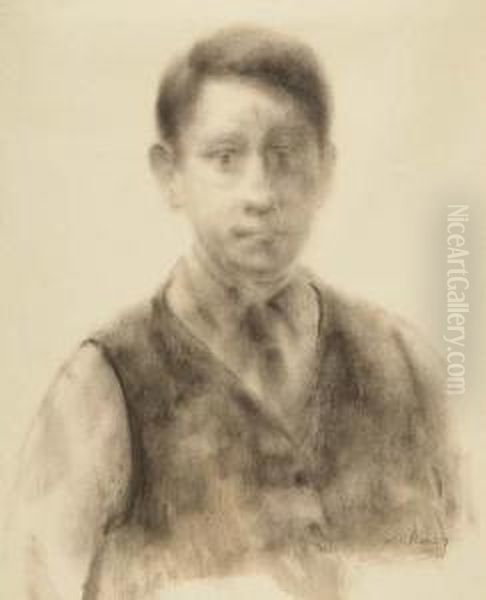 Drawings.
And Again I Feel The Pressure Of Her Slender Little Hand Oil Painting by Howard Chandler Christy