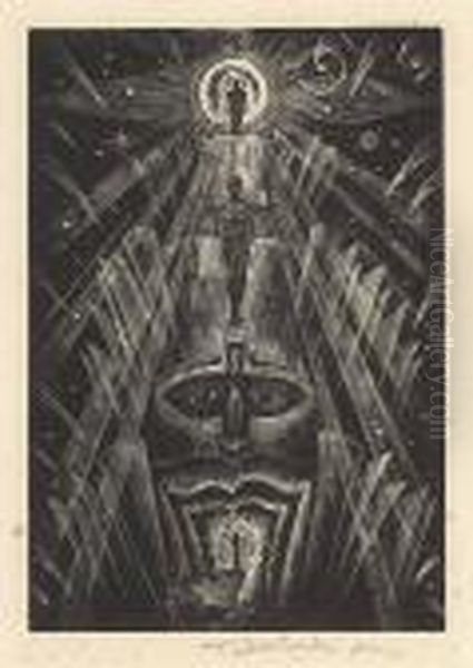 Ksiegi Sobowtory Oil Painting by Tadeusz Cieslewski